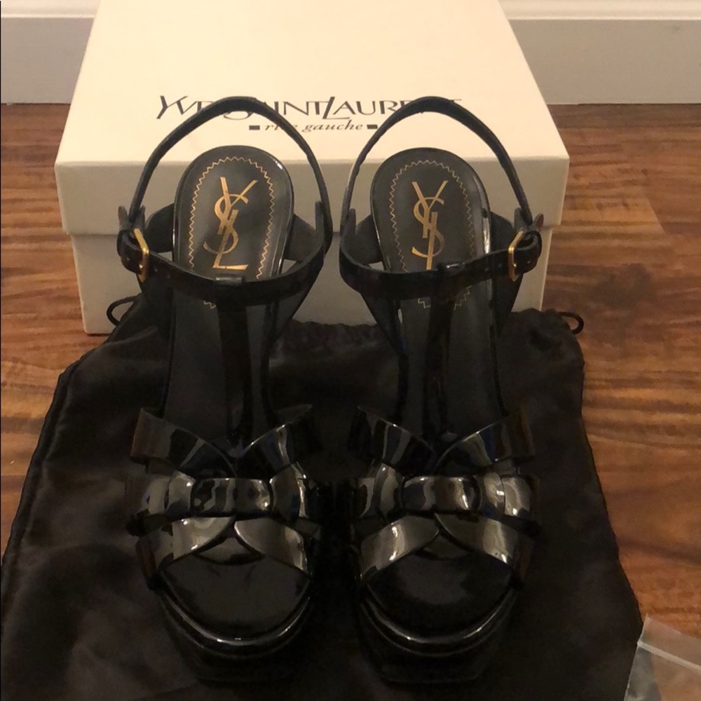 YSL Tribute Platform Sandals